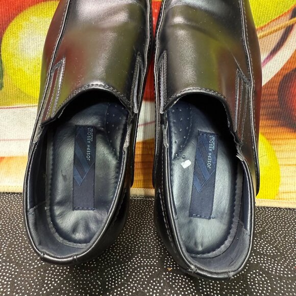 Joseph Abboud Mens Black Leather Loafers Size 9.5 - Picture 7 of 9